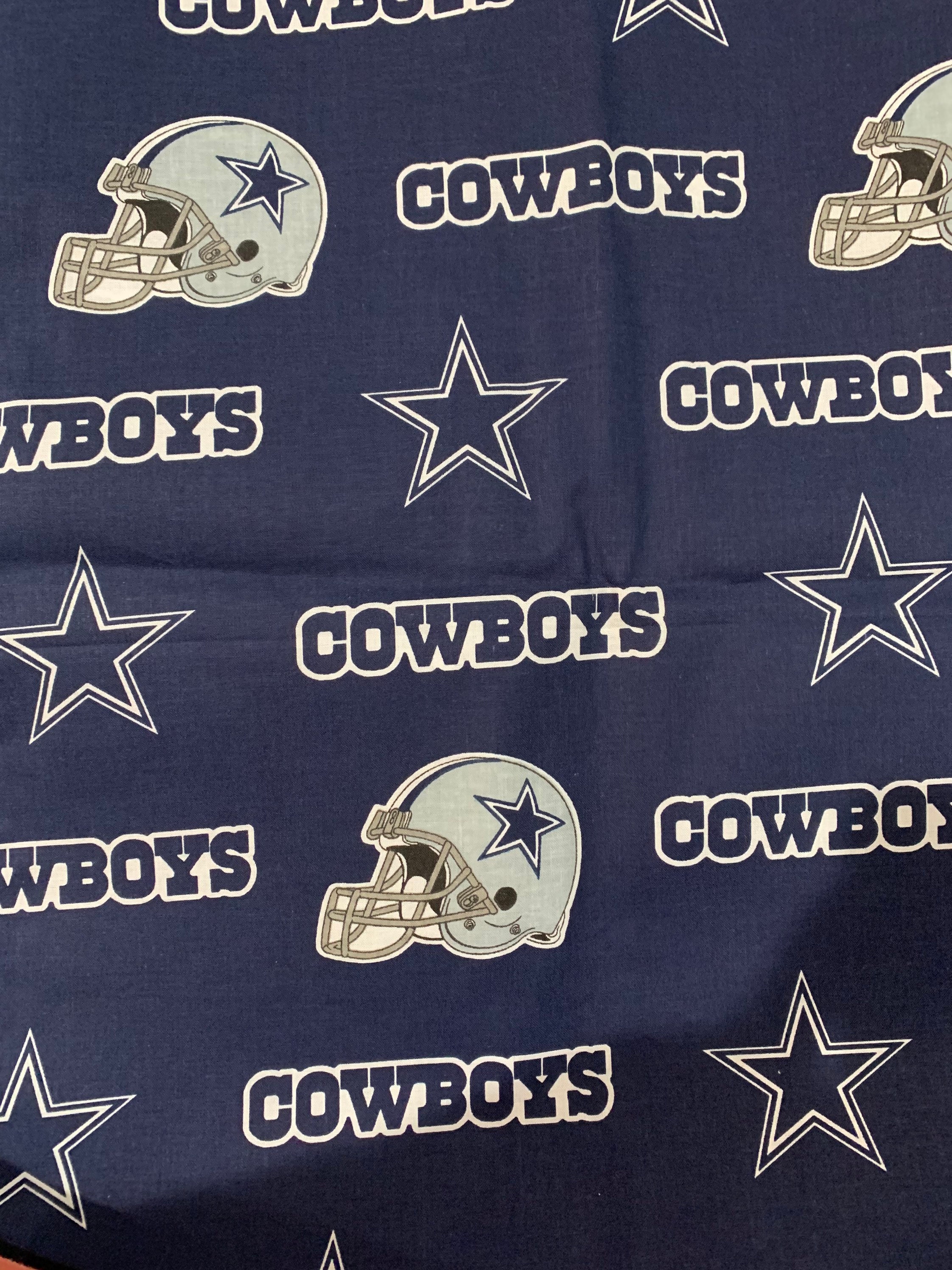 Cowboys fabric-100% cotton-sports teams fabric-football | Etsy