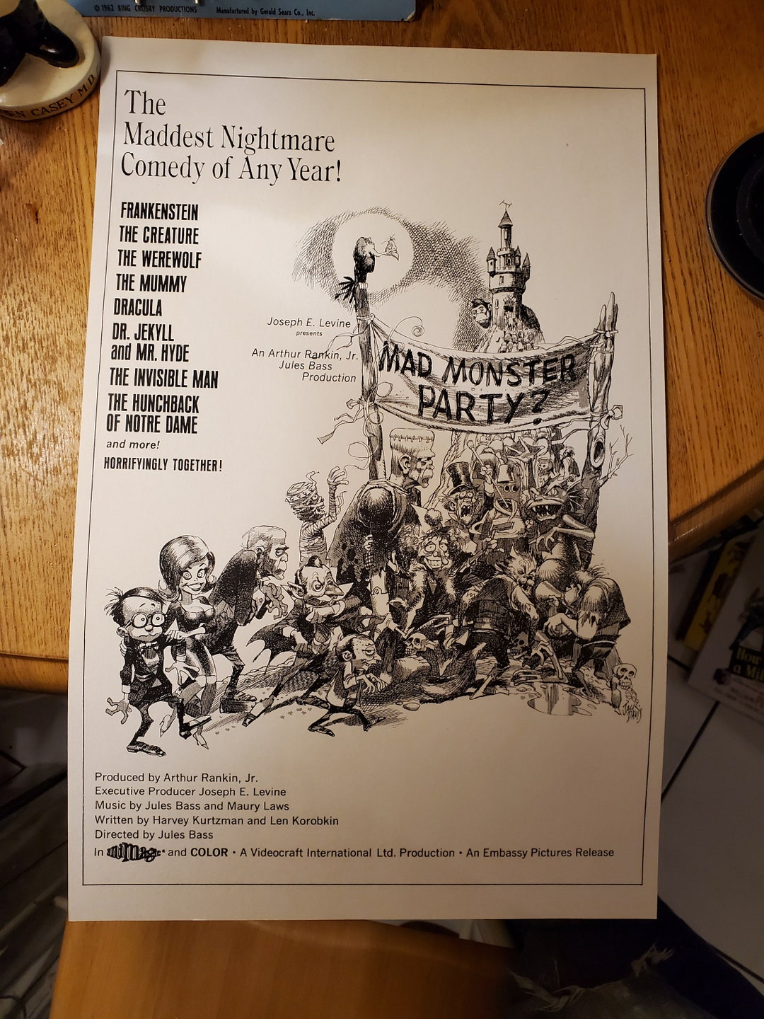 Rankin/bass’ Mad Monster Party Jack Davis Poster Print - Etsy