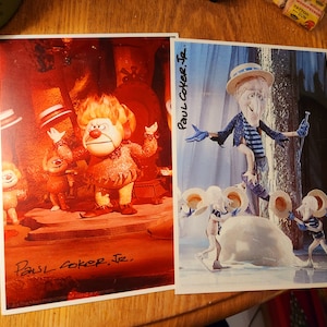 50th Anniversary of The Year without a Santa Claus! 5 x 7 Matt Rankin/Bass' Heat Miser and Snow Miser card set!