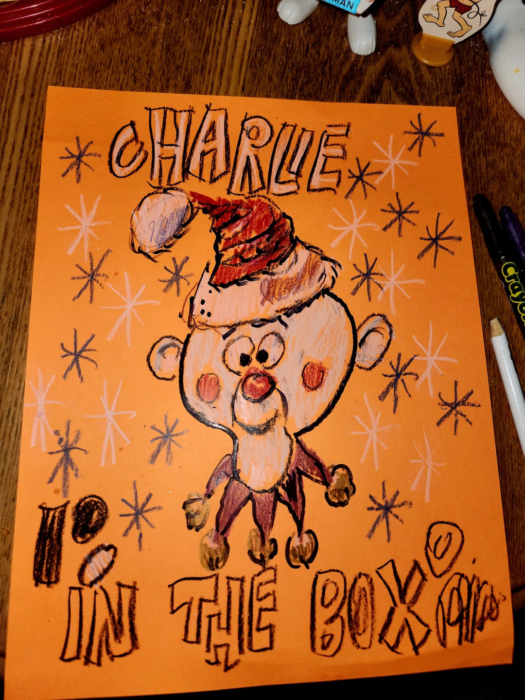 NEW Charlie in the Box Original Art by Rick Goldschmidt on Colored