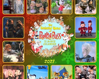 Just Arrived!  2027 official Rankin/Bass Productions 13 month history calendar (Limited Edition)! Enjoy the holidays with Rudolph and Frosty