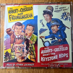 Abbott and Costello meet Frankenstein/meet the keystone cops soundtrack CD-R