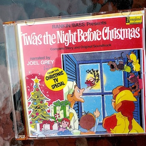 50th Anniversary! Rankin/Bass&#39; &#39;Twas the night before Christmas and Cricket on the hearth CD-r