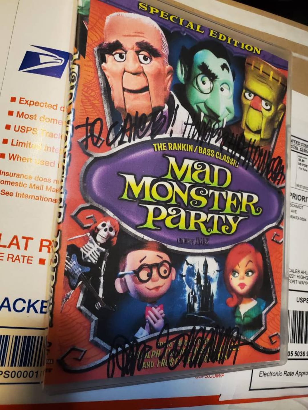 Signed Mad Monster Party Dvd-r: Rankin/bass Documentary Bonus Disc