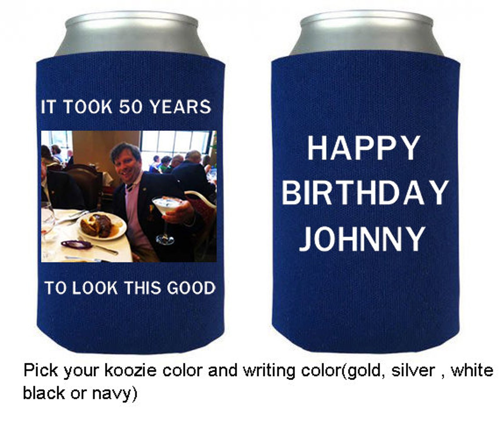 50th Birthday Koozies 50th Birthday Favors Custom Koozies Etsy.de