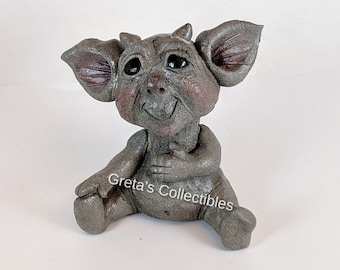 Gargoyle, Gargoyle Imp, Incense Burner, Incense Holder, Whimsical Gargoyle, Handmade Gargoyle, Gothic Lovers Gift, OOAK, Gargoyle Figurine