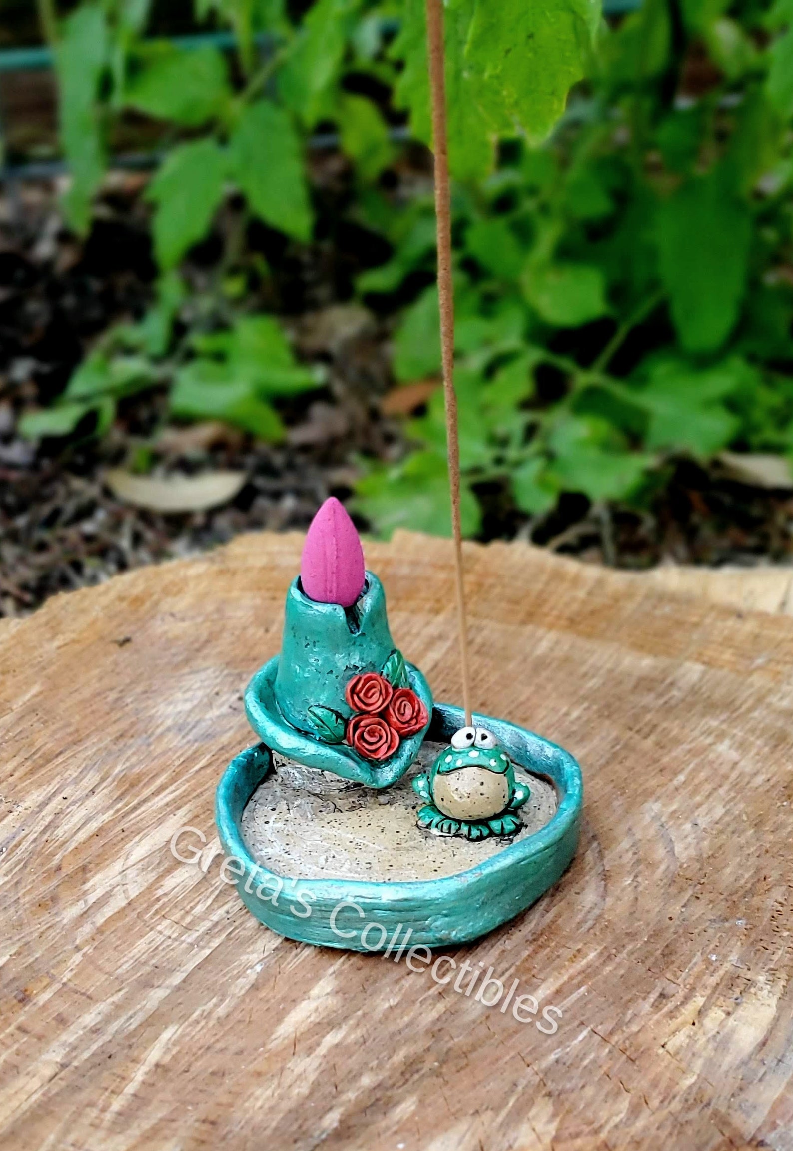 Frog Backflow Burner Housewarming Gift Incense Holder Frog Etsy