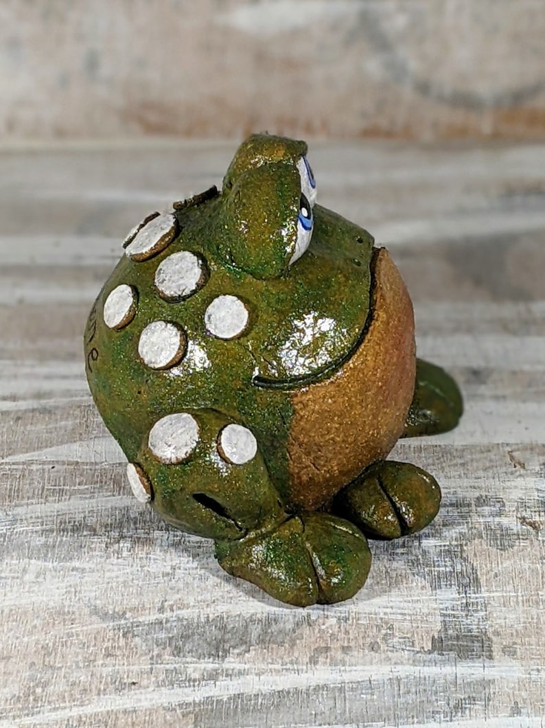 Ceramic Toad House OOAK High Fired Frog Whimsical Toad Etsy