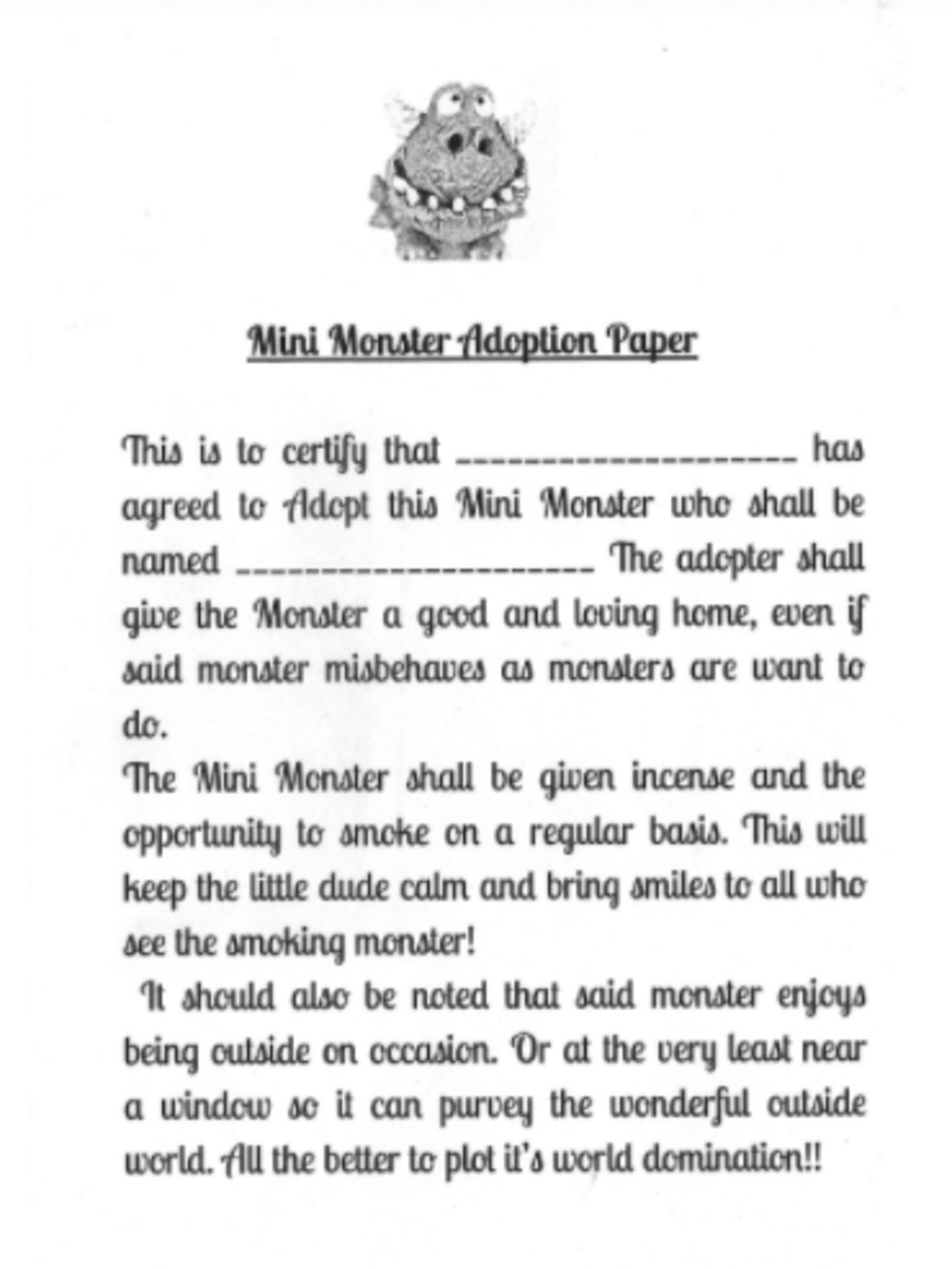 Mini Monster Ceramic Mini Monster Adopt a Monster OOAK Etsy