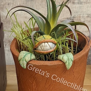 Audrey Plant Buddy, Little Shop of Horrors, Garden Art, Home Decor, Audrey Art, Whimsical Audrey, Handmade Audrey, Garden Lover&#39;s Gift, OOAK