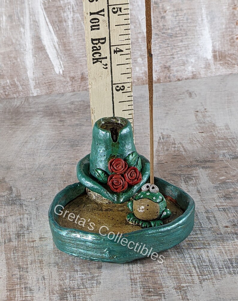 Frog Backflow Burner Housewarming Gift Incense Holder Frog Etsy