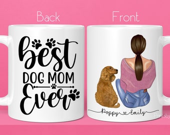Personalised Dog Mug | Best dog mom ever