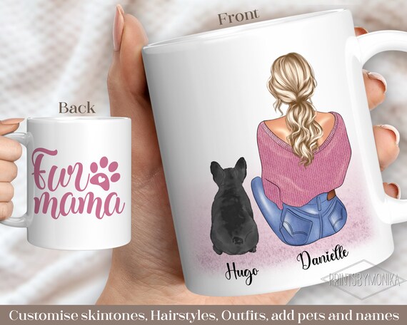 Personalised dog mum mug hot sale