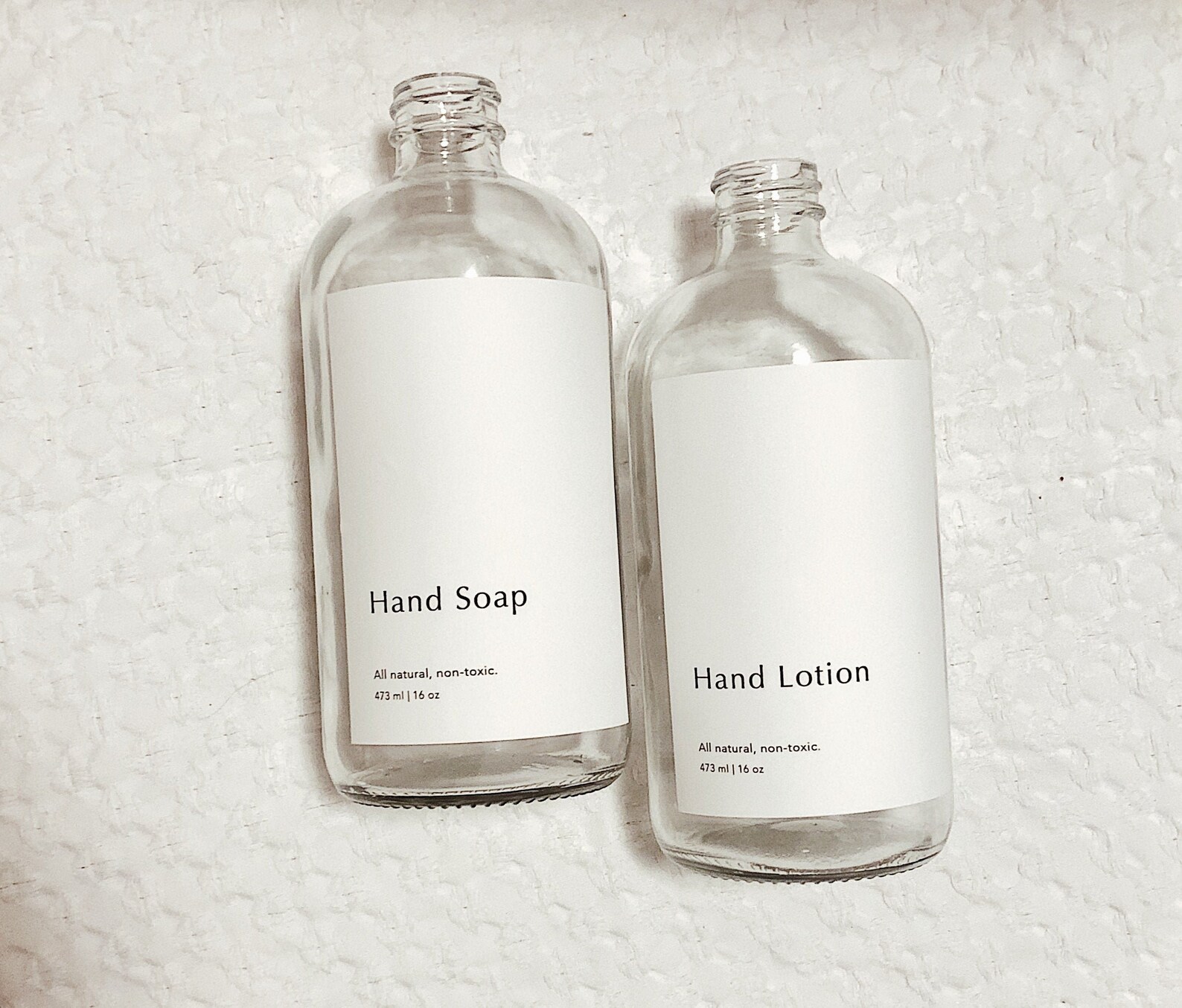 Hand Soap and Lotion Labels Minimal Bathroom Labels | Etsy