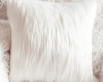 Faux Fur Pillow Etsy