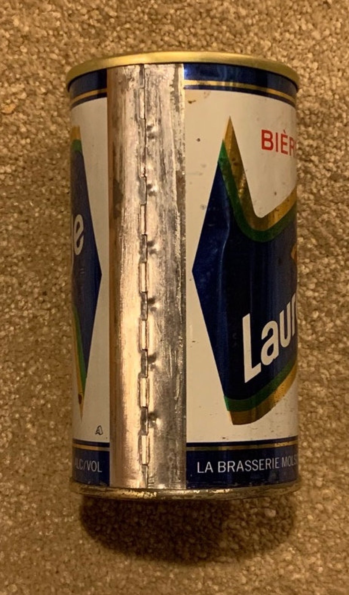 Vintage Steel Beer Can Laurentide Canadian Import 12 oz Etsy