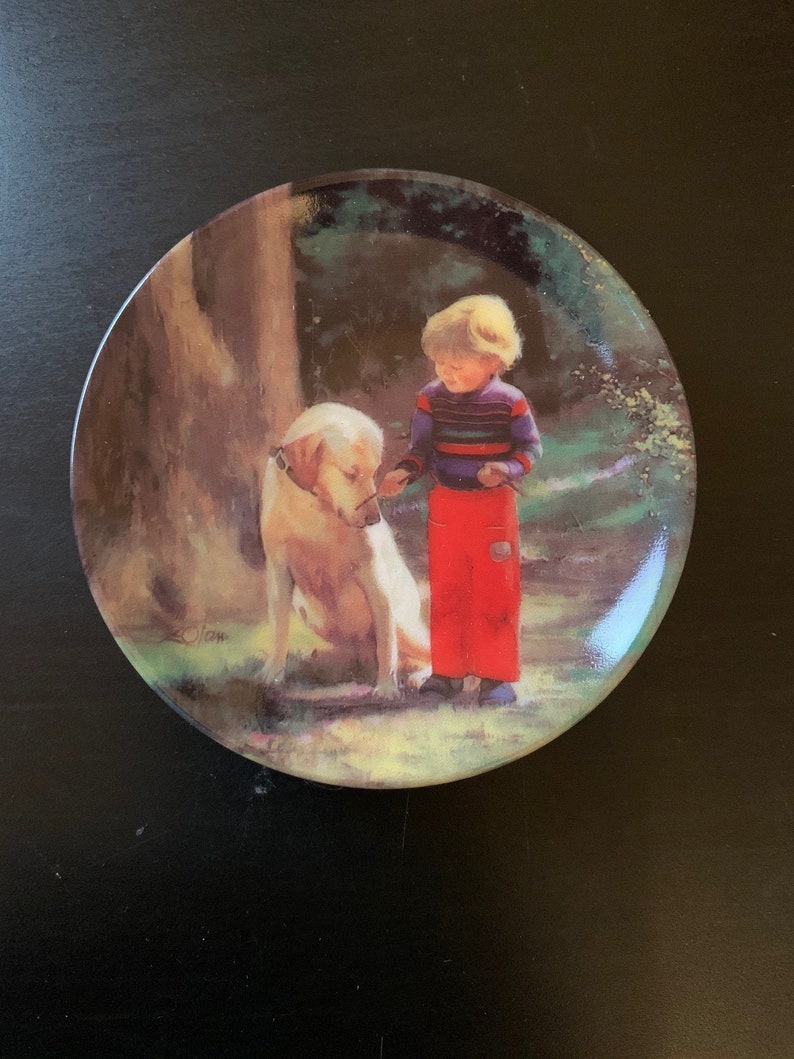 Donald Zolan Mini Collector Plate 1993 Forest Friends