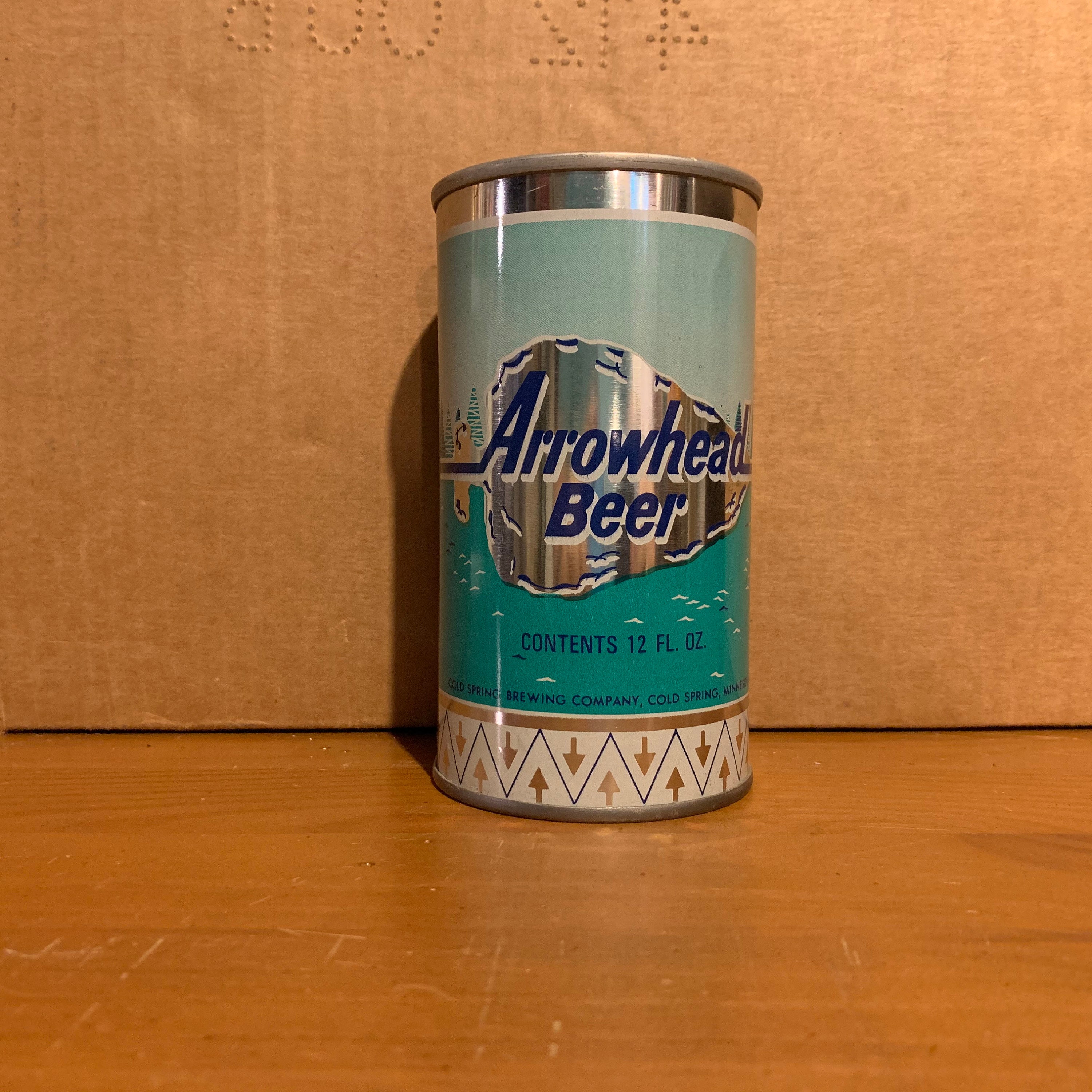 Vintage Steel Beer Can Arrowhead 12 oz B4 Etsy