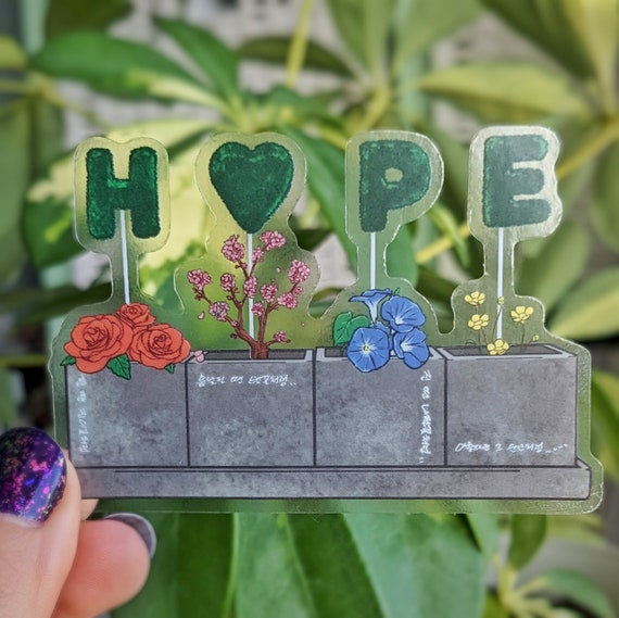 J-hope Hope Pot Set Sticker clear BTS Sticker Magic Shop - Etsy