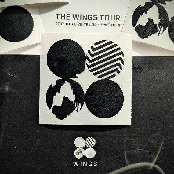 BTS Wings Vinyl Decal - Etsy
