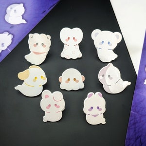 Mystery BTS Spooky Pals Enamel Pin Blind Bags | Cute Characters | Ghosties | BTS Pins | Halloween Pins