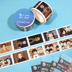 2021 BTS V LIVE Stempel Washi Tape