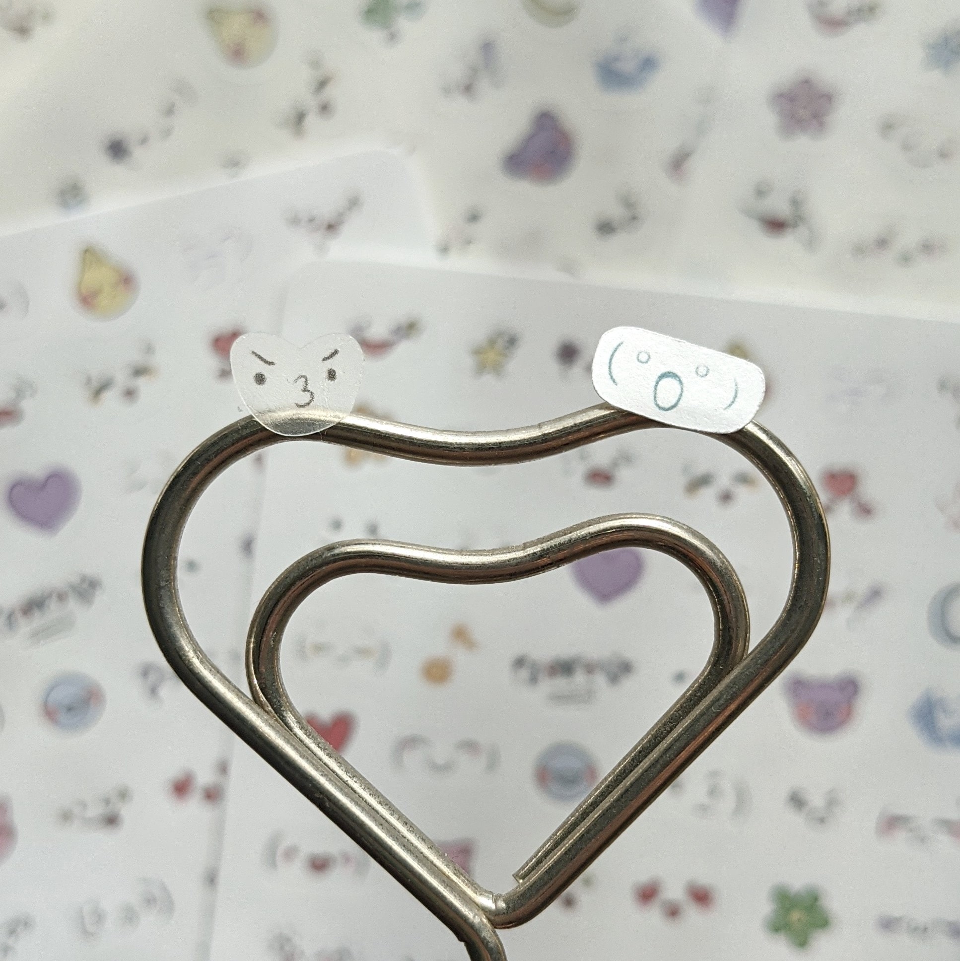 Mini Emotion Journal Stickers | Emoji Planner Sticker Sheets | White ...