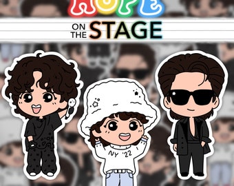 J-Hope Hope on the Stage Sticker | BTS Sticker | Hobi | Hobicore | Waterproof Vinyl | Water Bottle - Laptop - Car Decal