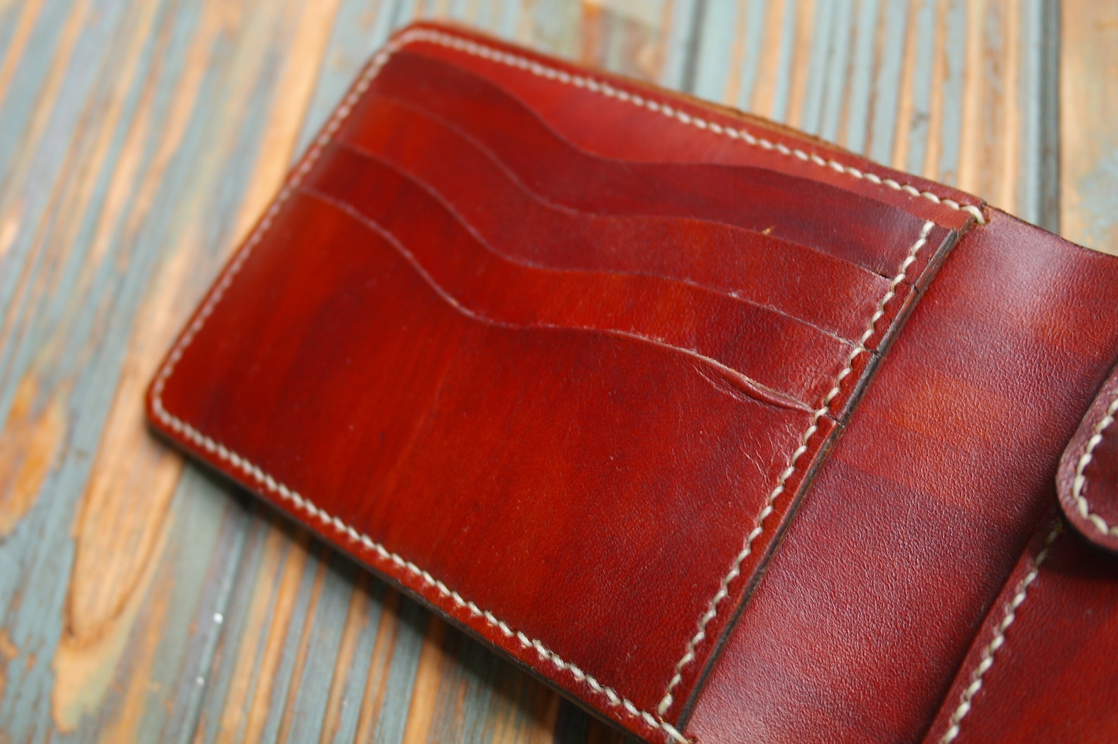 Leather Wallet Pattern PDF Template Bifold Wallet With Etsy
