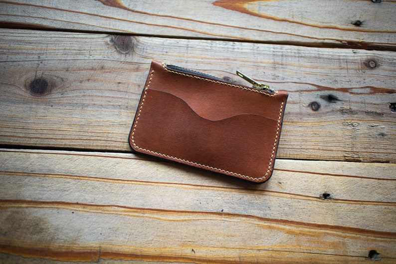 Leather Zip Wallet Pattern PDF Templatev Card Holder - Etsy