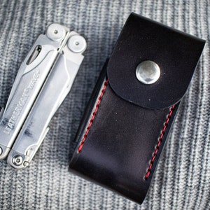 Custodia Leatherman Surge nera, custodia Leatherman Wave, custodia Leatherman Charge, custodia in pelle per Leatherman, custodia multitool