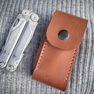 Custodia Brown Leatherman Surge, custodia Leatherman Wave, custodia Leatherman Charge, custodia in pelle per Leatherman, custodia multitool