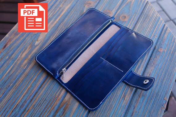 Woman sewing pattern Wallet sewing pattern Leather pattern | Etsy