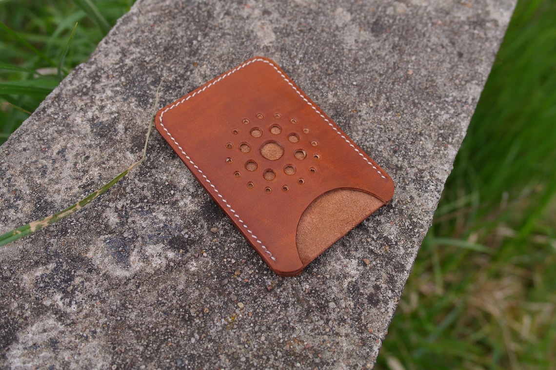 Leather Card Holder Pattern PDF Template Business Card Etsy