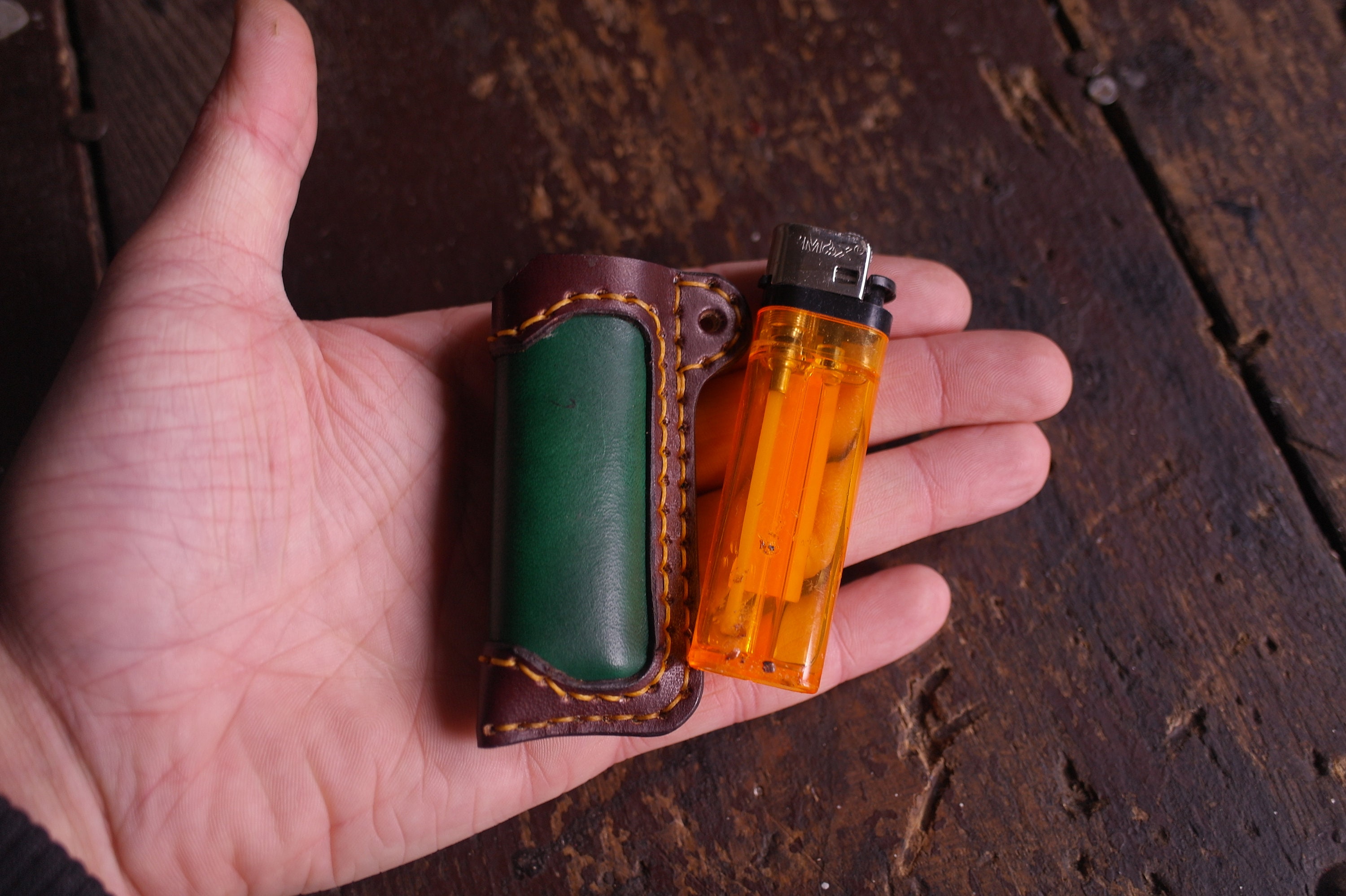 Lighter case Lighter leather case Leather case pattern Etsy