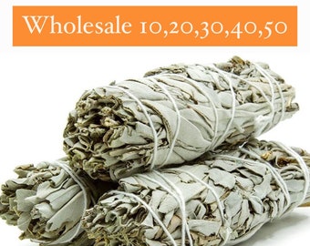 Wholesale white sage smudge sticks, White sage bulk 10 20 30 40 50