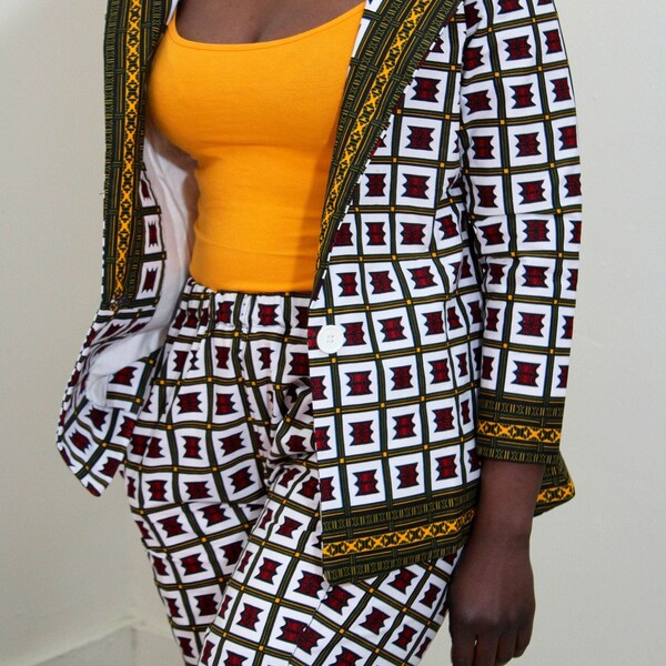 African Print Shorts Etsy