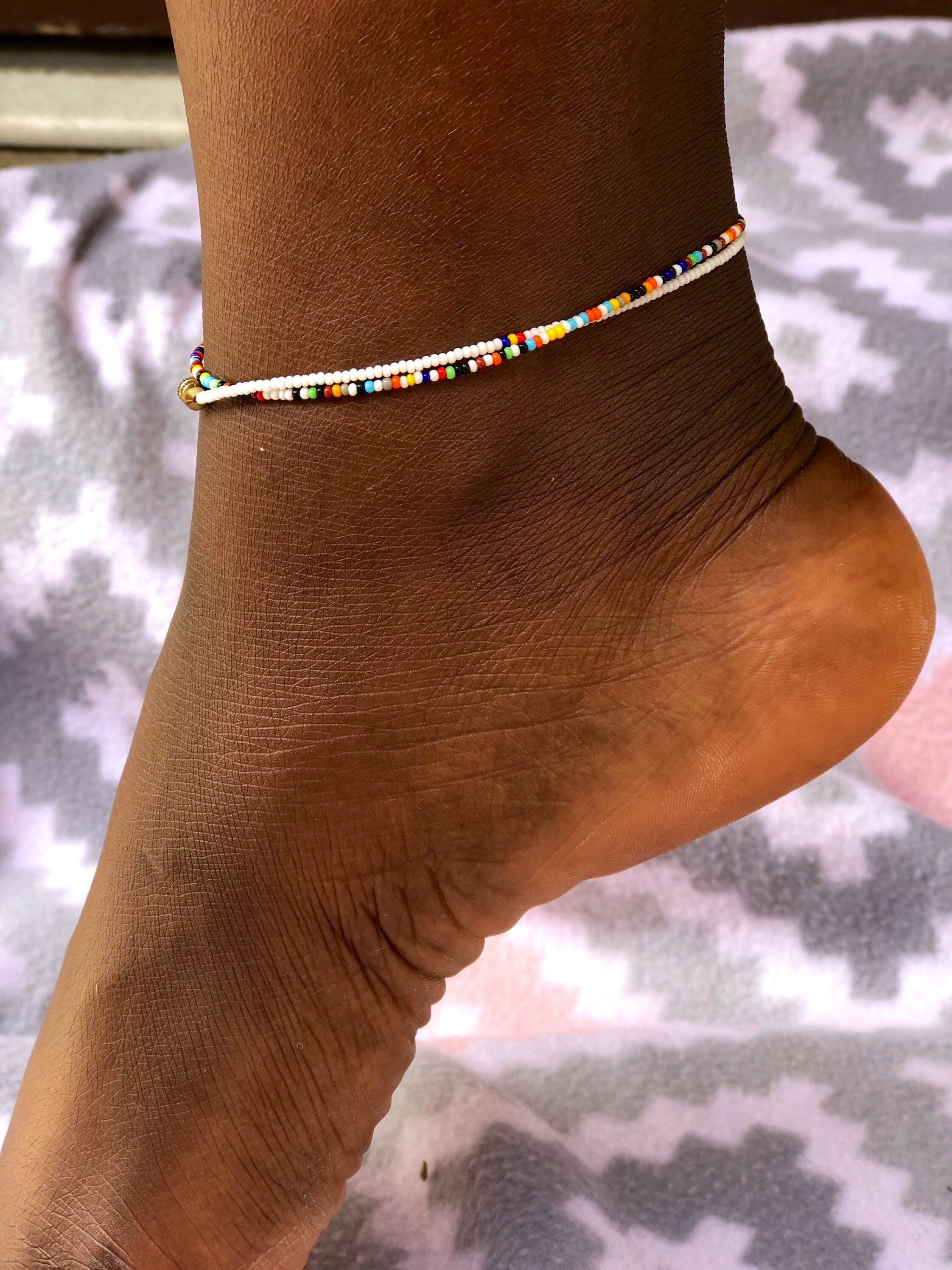 Africa Kenya Handmade Beads Adults Bangle Bracelets/women Anklets