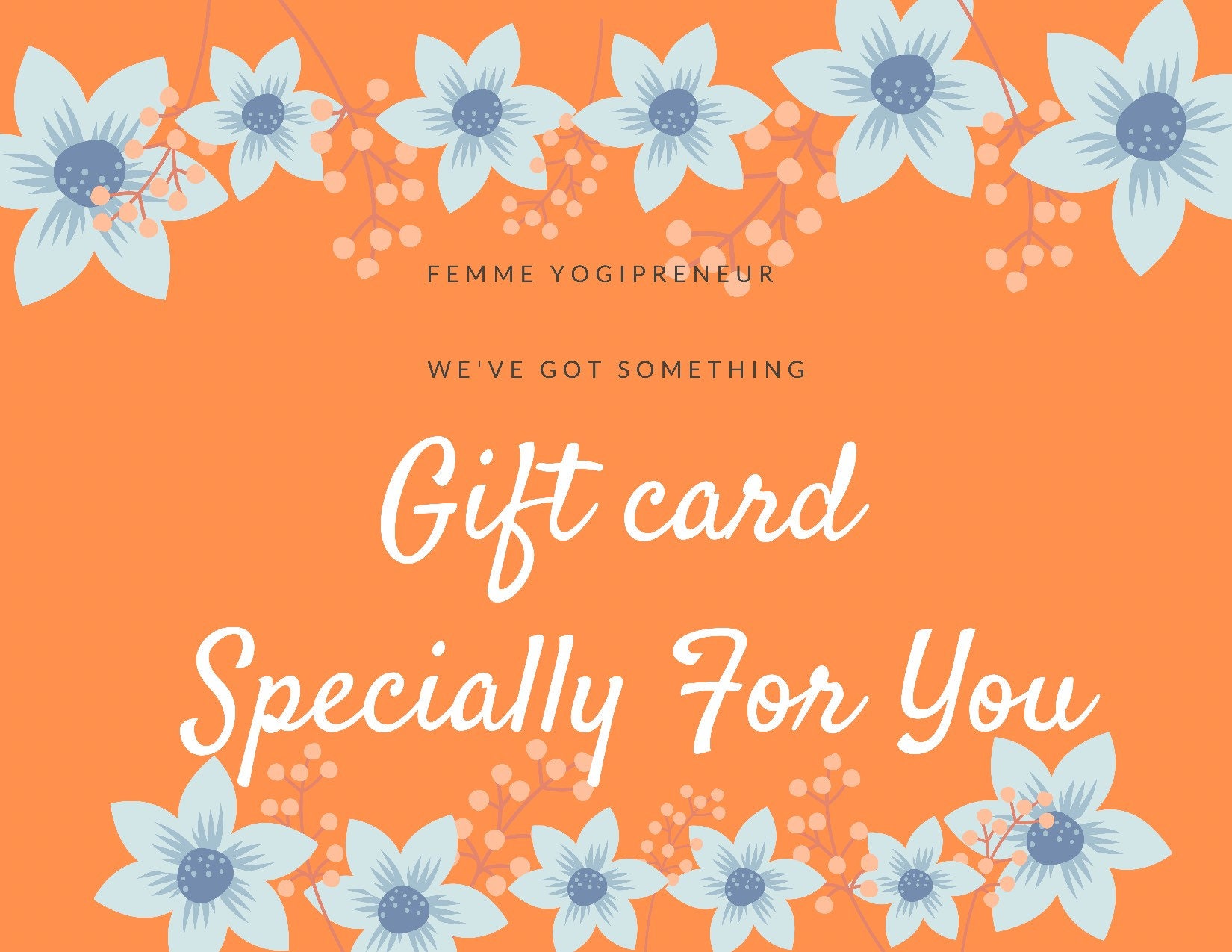 Spiritual Gift Card Certificate for Friend Etsy Gift Card Etsy