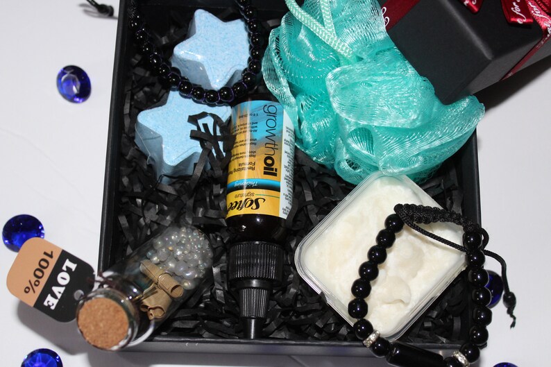 Self care package for men spa gift basket for him self