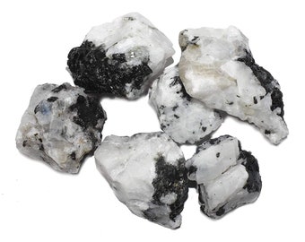 Raw moonstone crystal, Healing stones, Natural & rough moonstone, Real Rainbow moonstone