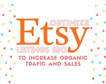 Optimize your Etsy shop, Etsy listings and SEO workshop, Ultimate  SEO guide,  Complete Etsy shop critique & consulting