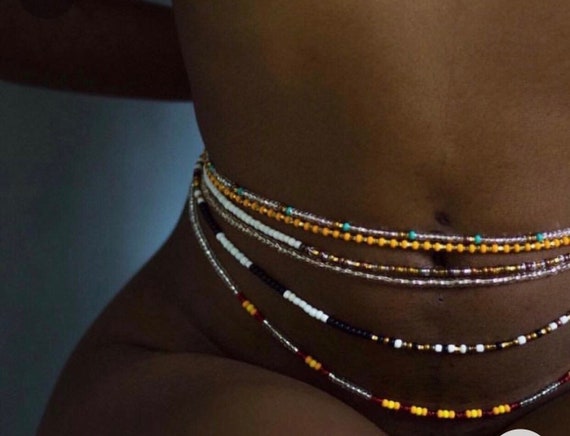 Ghanaian Beads Belly chains for girls and women