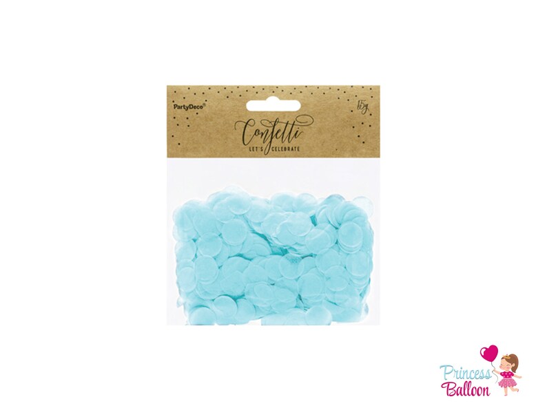 Optional plus confetti Gift Number Balloon Baby Blue Decoration 1st birthday 86 cm Giant Number Balloon
