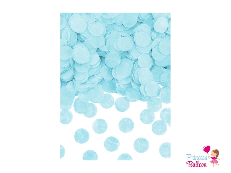 Optional plus confetti Gift Number Balloon Baby Blue Decoration 1st birthday 86 cm Giant Number Balloon