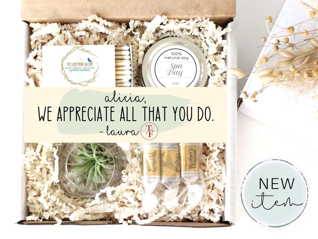 Custom Employee Appreciation Gift Box Thank You Gift Box Etsy