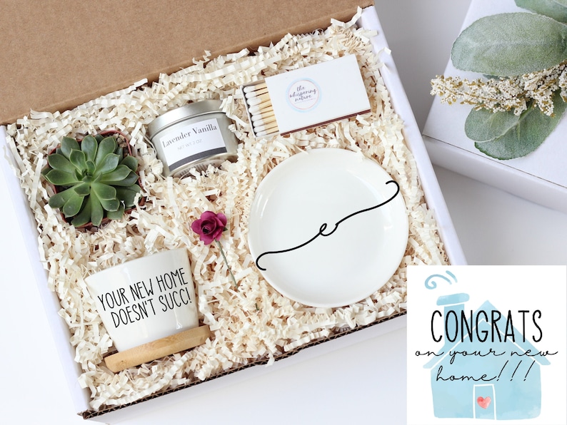 New Home Gift Box Congrats Gift Box New House Gift Etsy