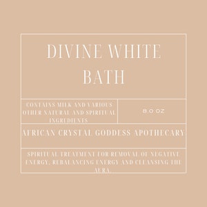 Divine White Bath
