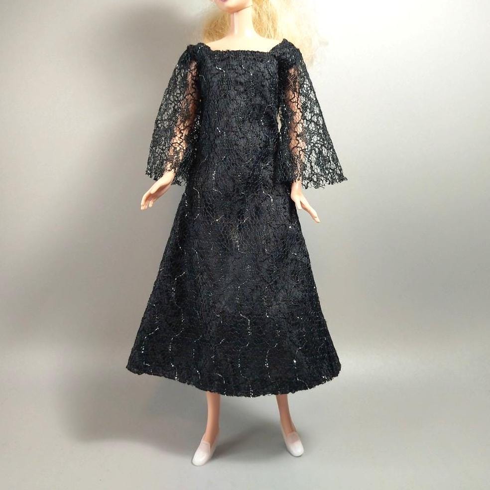 barbie lace dress Barbie Black Lace Cocktail Dress