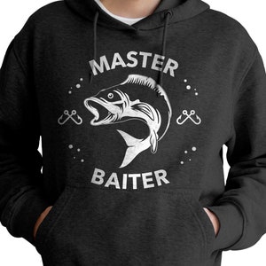 Master Baiter Svg, Dad Svg, Fish Svg, Fishing Svg, Funny Dad Svg, Humor adulto Svg, Design de camisa para o dia dos pais, arquivo de corte para silhueta Cricut